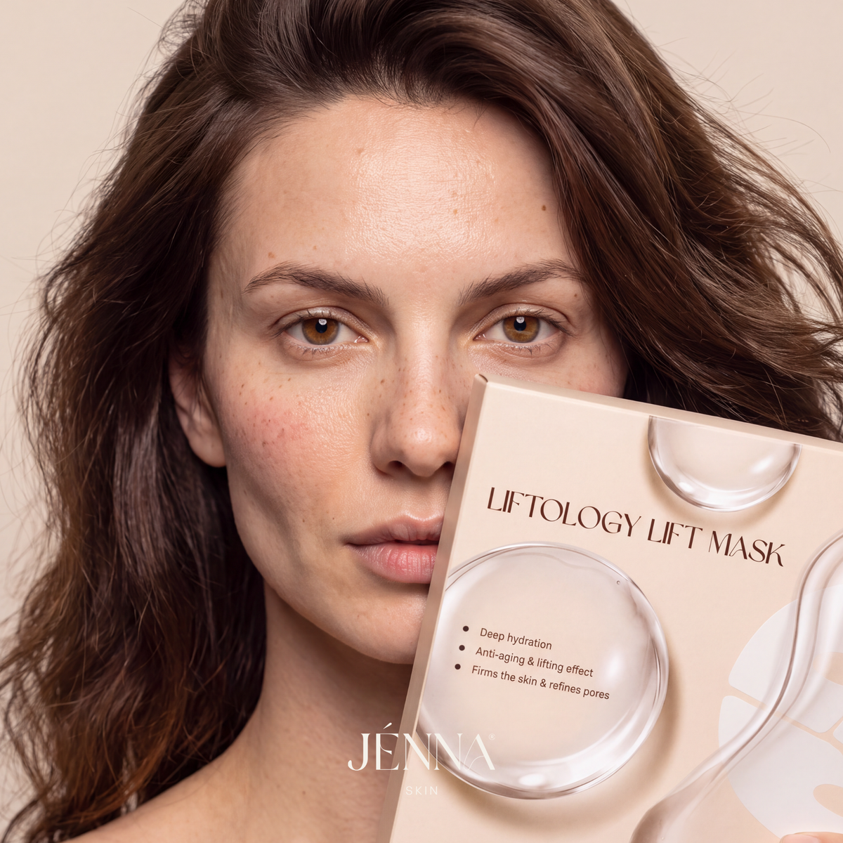 LIFTOLOGY LIFT face mask | Box met 4 maskers | Collageen anti-aging masker voor huidverstrakking