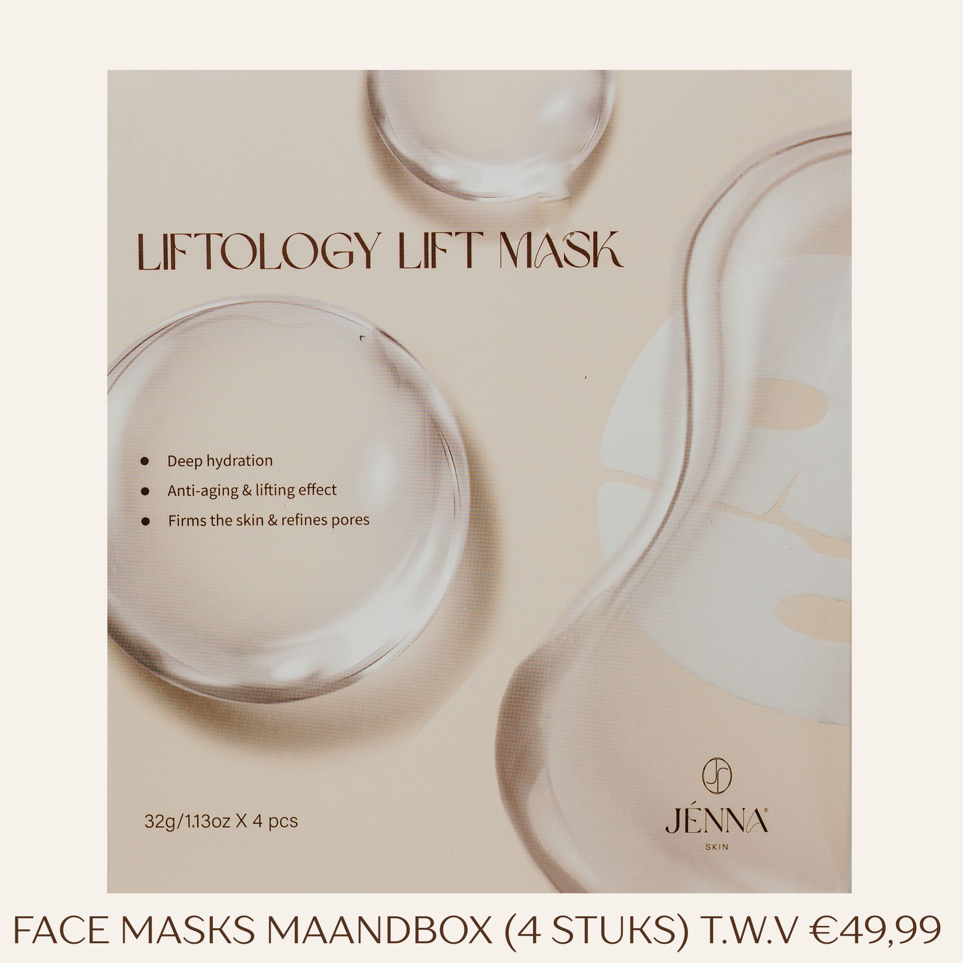 B2B 15 maandboxen + 2 gratis maandboxen (68 maskers) met toonbank display | Face masks