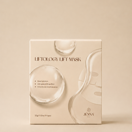 LIFTOLOGY LIFT face mask | Box met 4 maskers | Collageen anti-aging masker voor huidverstrakking