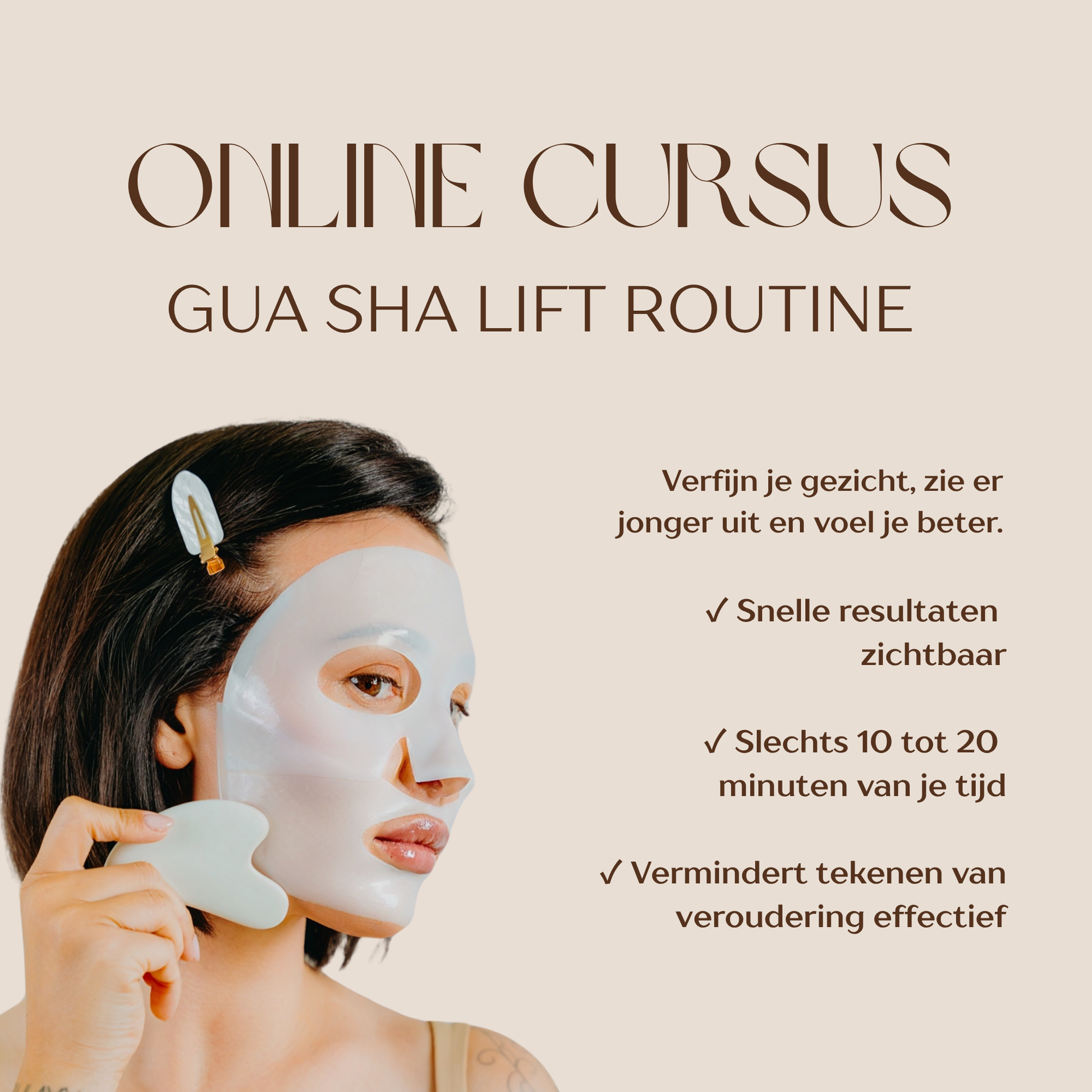 Anti-aging course: Gua Sha lifting routine